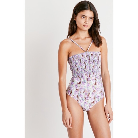 Tanya Taylor Kendra Smocked Plus Size One Piece 2XL - Picture 5 of 6